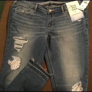 Hollister crop jeans NWT